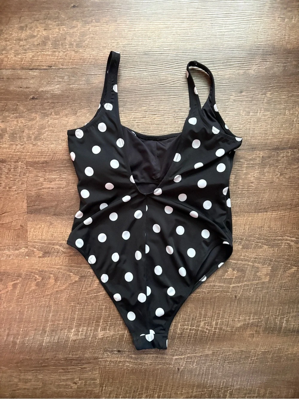 Ashley Graham x Swimsuits For All Hotshot Polka Dot One Piece Swimsuit sz 12 EUC